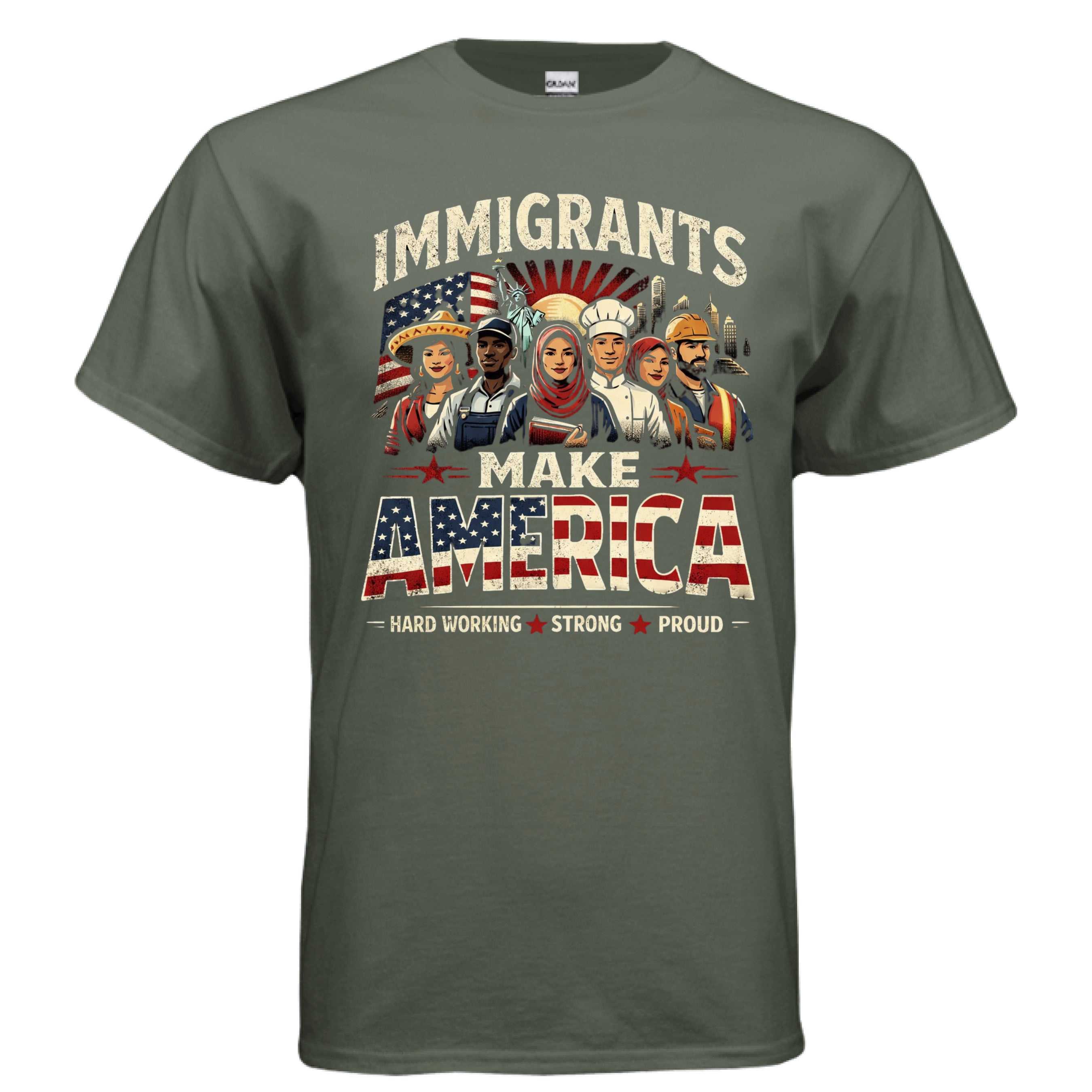 MILITARY GREEN - FRONT